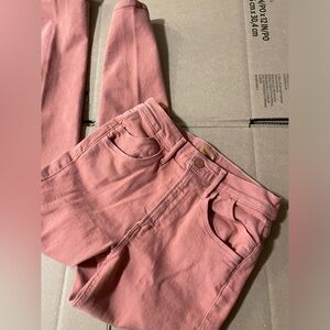 MOTHER “Desert Sand” Denim “The Stash Mid Rise Dazzler Ankle” size: 26 Strechy